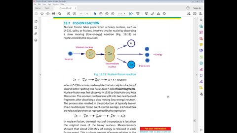 PHYSICS Class 10th CH#18Fission reaction