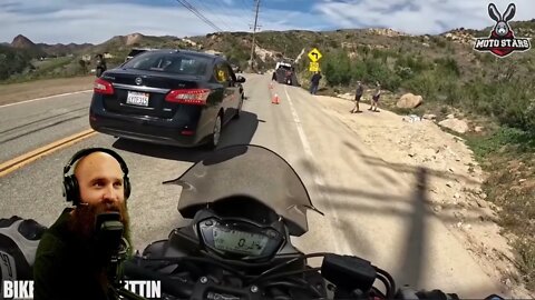 6 minutes of DUMB motorcycle riding