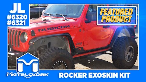 Featured Product: Aluminum Rocker ExoSkin pair for the 4 Door JL Wrangler