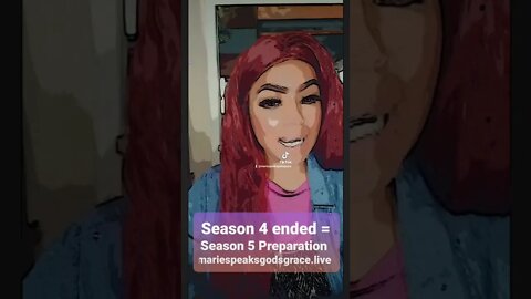 Season 4 complete. So what is #next? #Season5 of course #mariespeaksgodsgrace