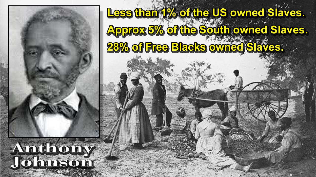 The 1st Slave Owner in the American Colonies was Anthony Johnson (A Black Man) 👨🏿⛓️✊🏿