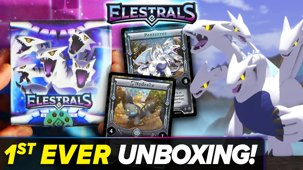 The FIRST EVER Elestrals PENTERROR 🐲 Starter Deck Box Opening!