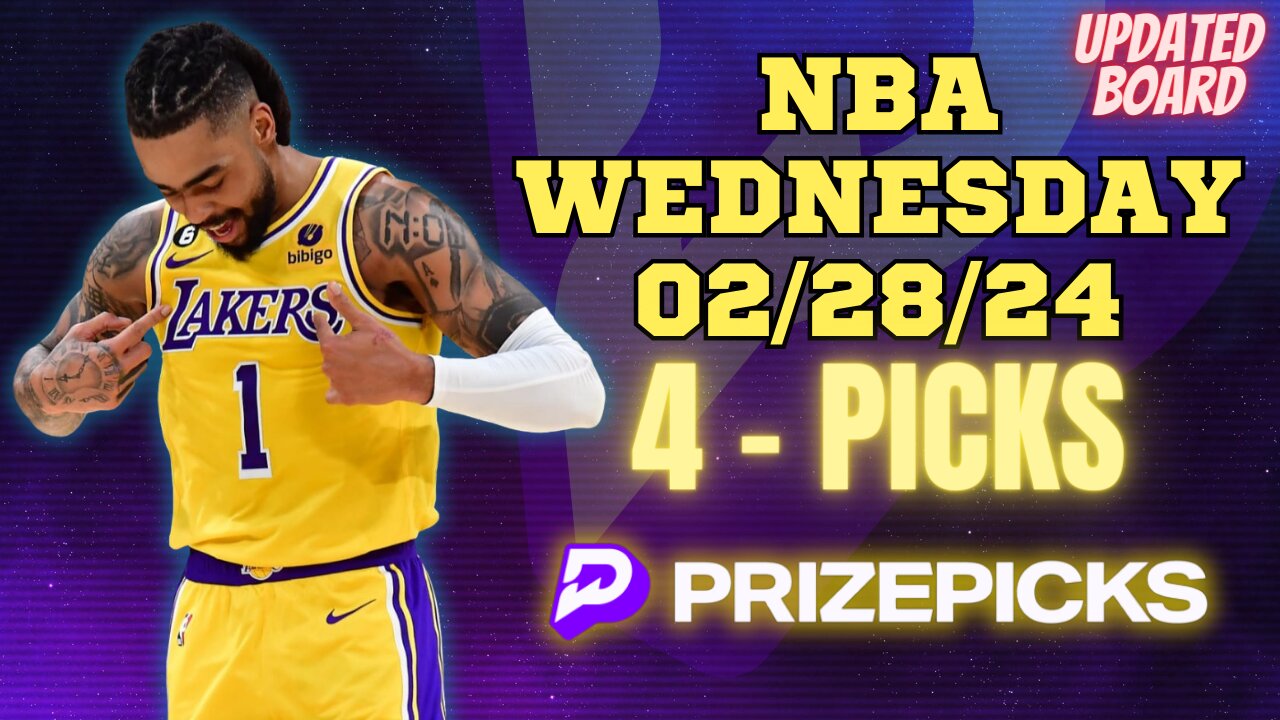 #PRIZEPICKS | BEST PICKS FOR #NBA WEDNESDAY | 02/28/24 | BEST BETS | #BASKETBALL | TODAY | PROP BETS