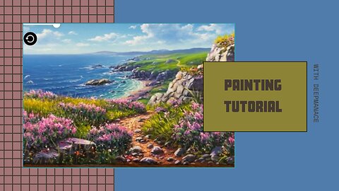 Acrylic landscape painting /Deepmanace