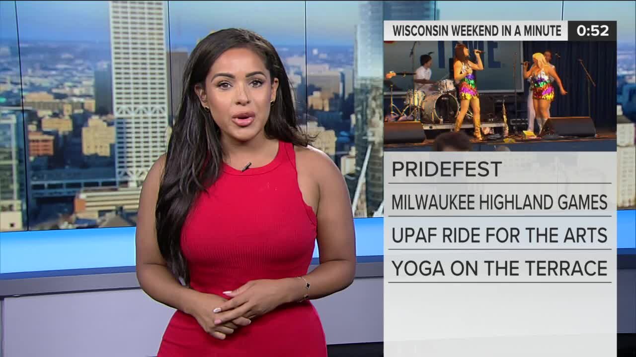 Wisconsin Weekend in a Minute: PrideFest, Milwaukee Highland Games, bike riding on the Hoan