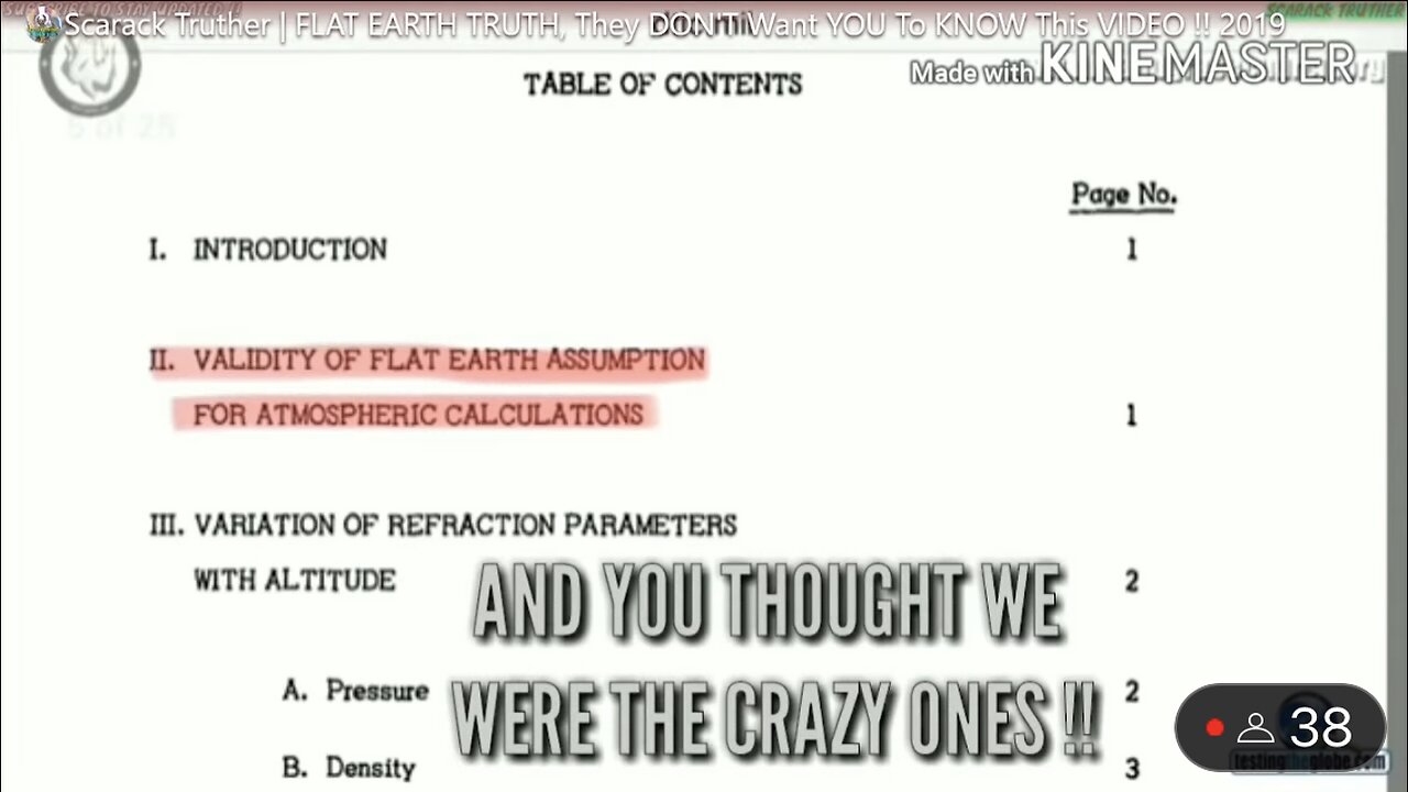 Flat Earth Truth, They Do Not Want You To Know! Scarack Truther