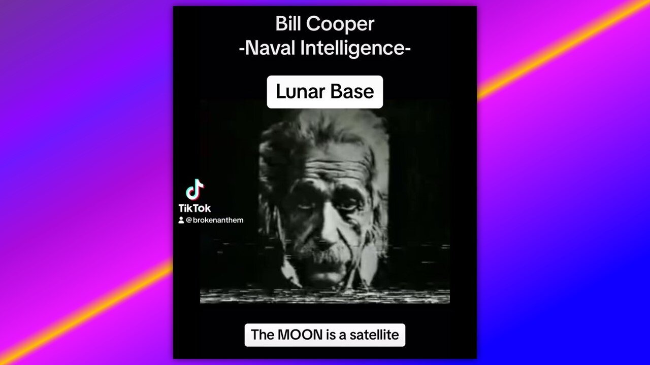 BILL COOPER -Naval Intelligence- Lunar Base The MOON is a satellite