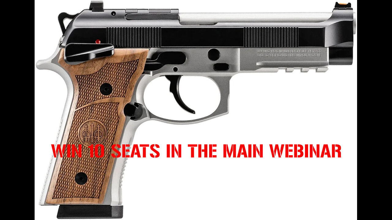 BERETTA 92 GTS LAUNCH MINI #1 FOR 10 SEATS IN THE MAIN WEBINAR