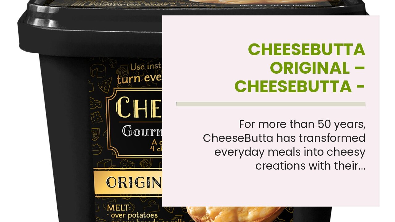 CheeseButta Original – CheeseButta - Gourmet Products