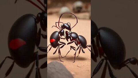 Red vs Black ants #facts #real #viral