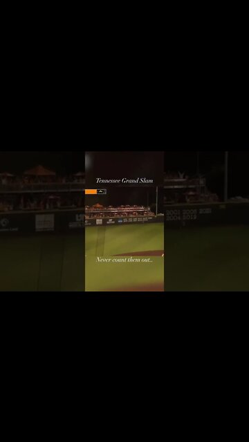 Tennessee Grand Slam #tennesseebaseball #baseball #collegebaseball