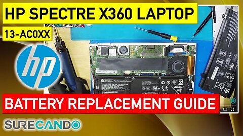 Revive Your HP Spectre x360 13-AC0xx_ Battery Replacement Tutorial