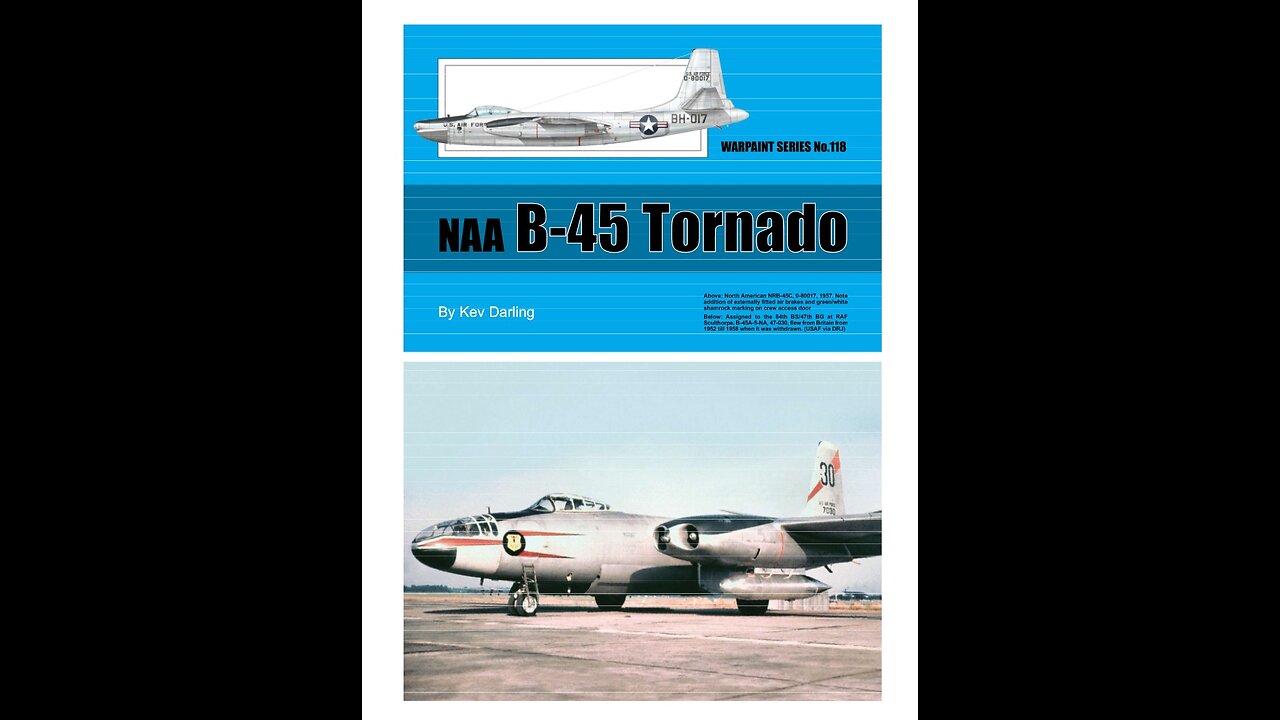 North American Aviation B 45 Tornado. By Kev Darling.