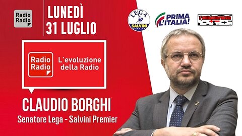 🔴 Sen. Claudio Borghi su "RadioRadio": dove sono posizionate le stazioni meteo? (31/07/2023)