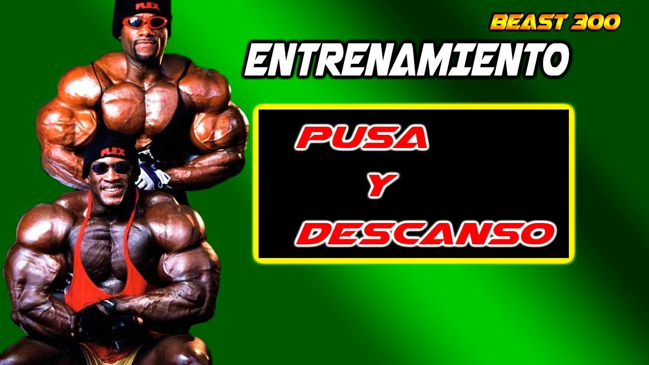 ENTRENAMIENTO DE 🔥PAUSA y DESCANSO🔥OBLIGA TUS MUSCULOS A DAR MAS🔥BEAST 300🔥