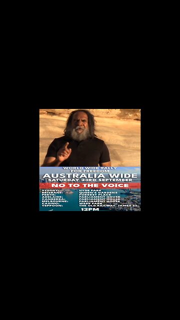 Aboriginal Elders say ... NO to "the Voice!"