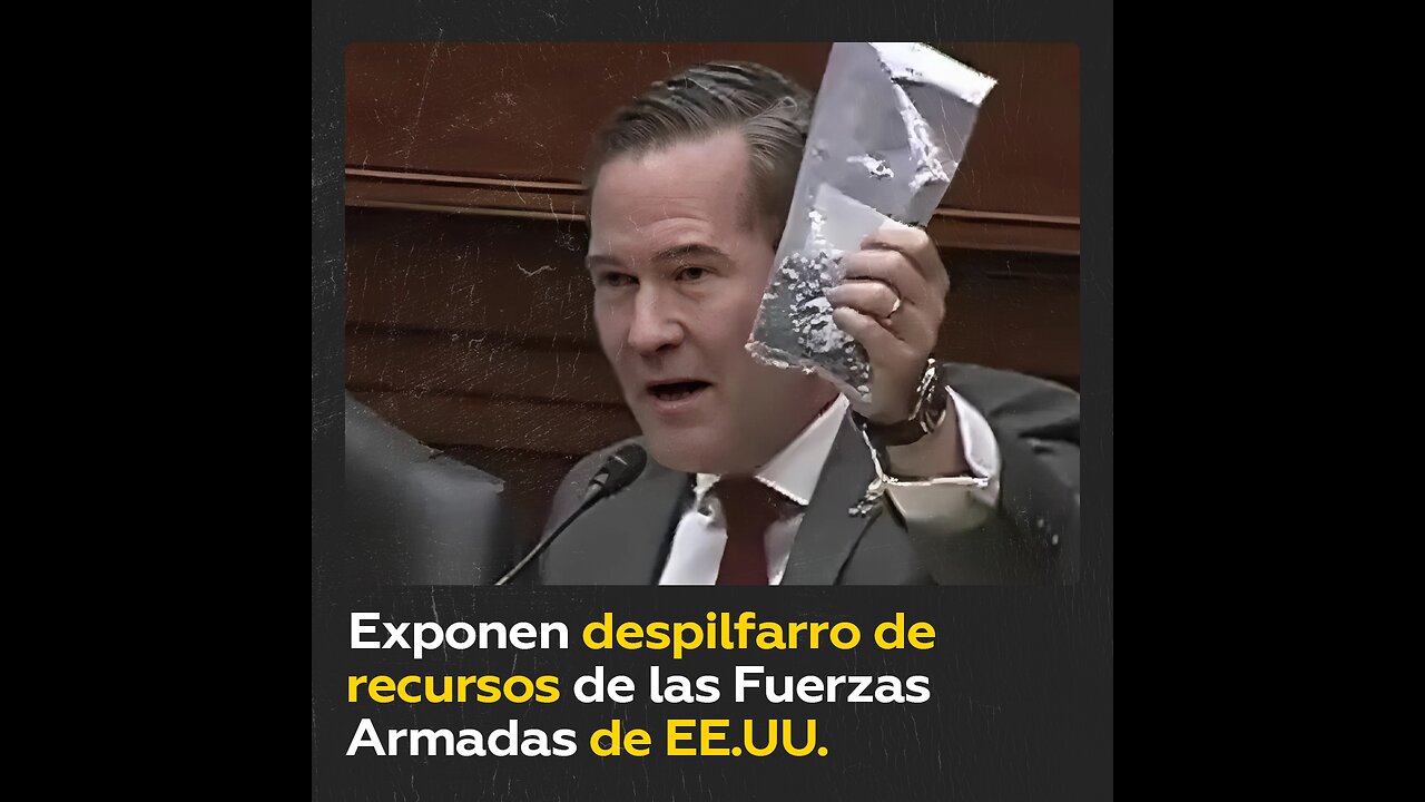 Congresista expone el despilfarro de las Fuerza Armadas de EE.UU.