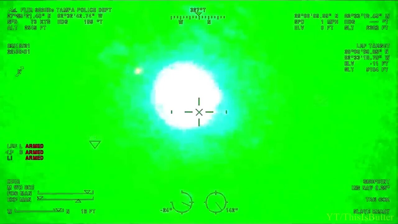 Tampa police relases helicopter footage of laser strikes