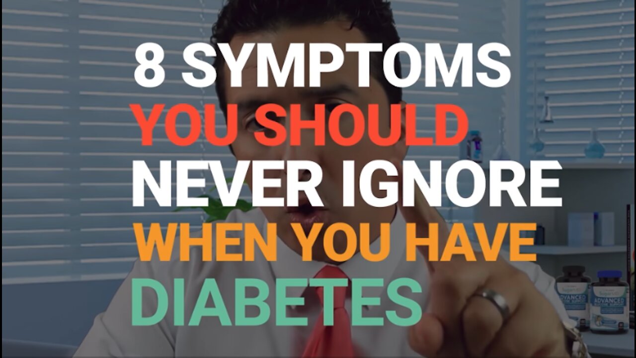 8 Diabetes Symptons To Watch For!