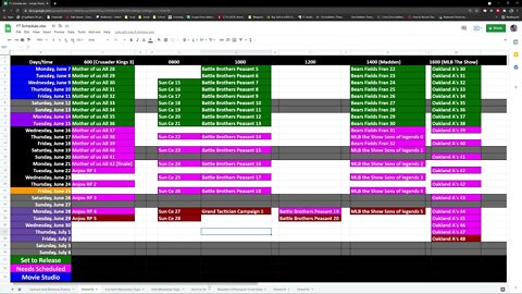 Channel Update for 16 June - Schedule Update Before Traveling