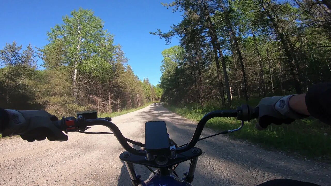 Smoked by a pair of Coleman Mini Bikes ( TrailMaster Hurricane 200X )