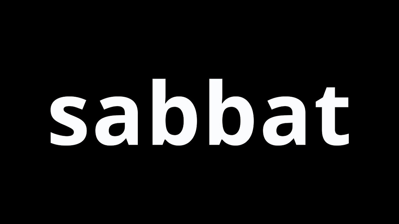 Video Word Of The Day - Sabbat