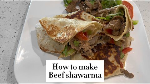 How to make beef shawarma | Hamarakitchen