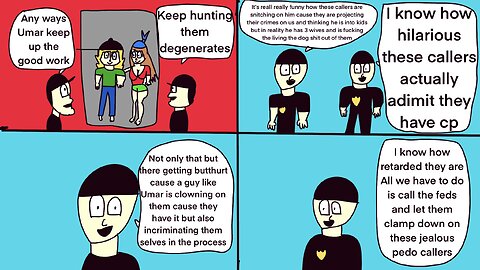 Creep callers project crimes onto cops and Umar and may