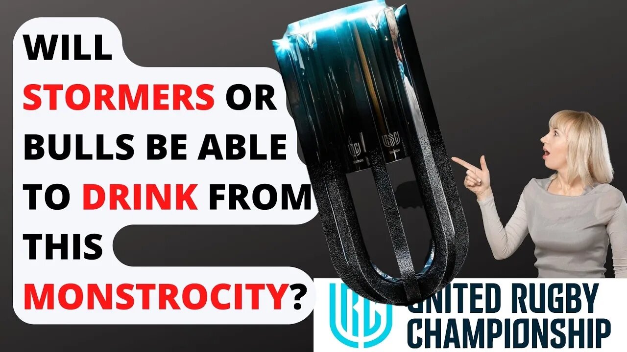 Is the URC trophy a work of art or a piece of trash?