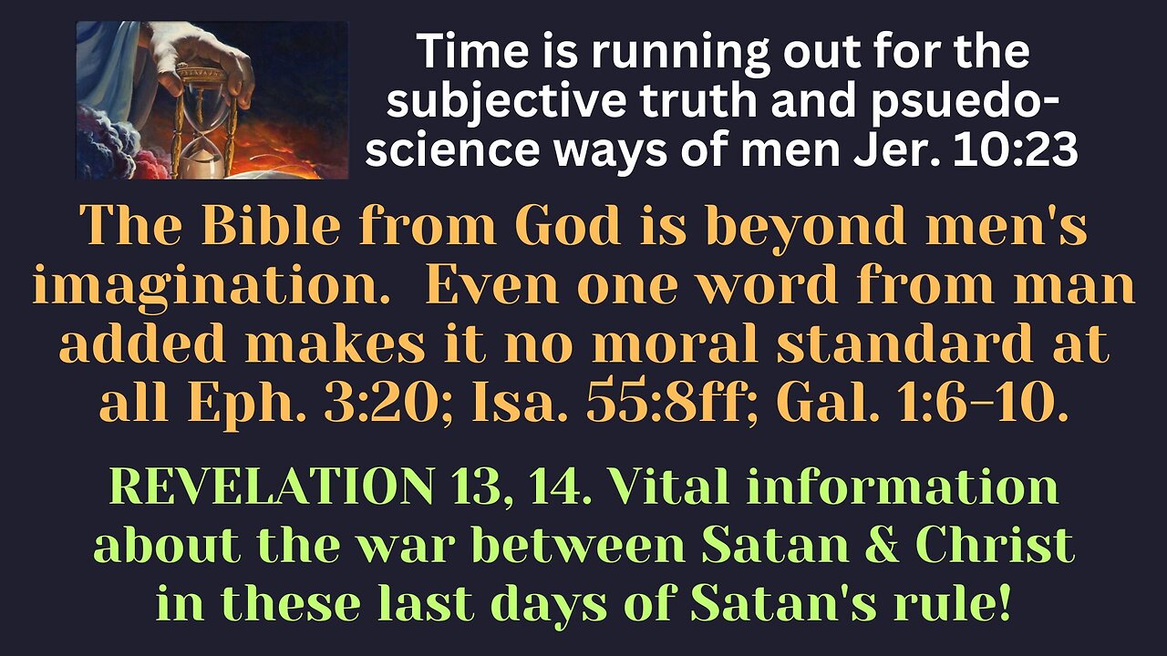 Revelation 13 14. Vital Information about spiritual warfare if you want to win!