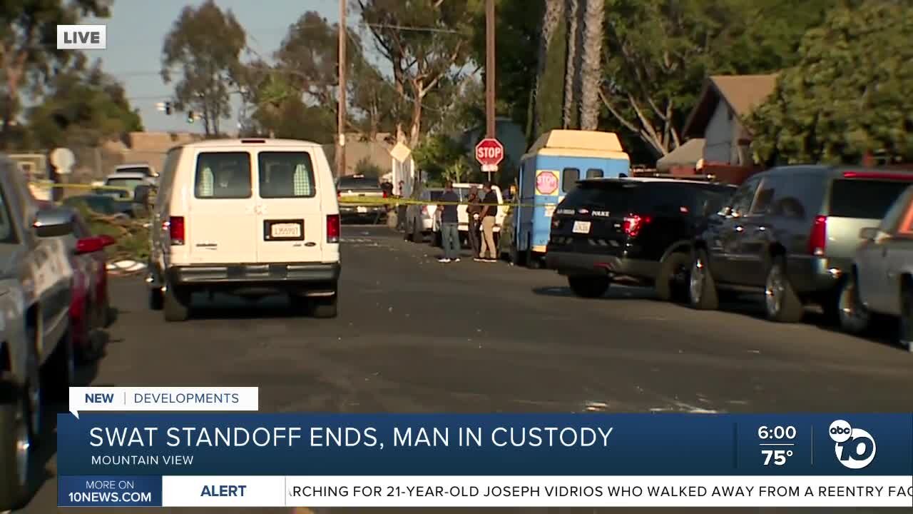 Nearly 30 hour SWAT stand off ends peacefully in Mountainview