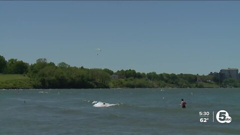 Lake Erie too cold for swimming at unofficial start of summer this weekend