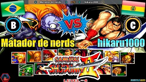 Samurai Shodown II (Matador de nerds Vs. hikaru1000) [Brazil Vs. Bolivia]