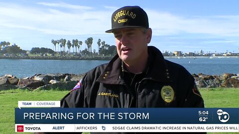 San Diego Fire Rescue prepares for incoming storm