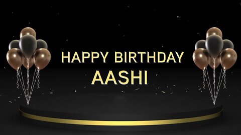 Wish you a very Happy Birthday Aashi