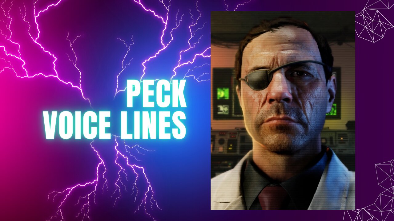 Peck Voice Lines Black Ops 6