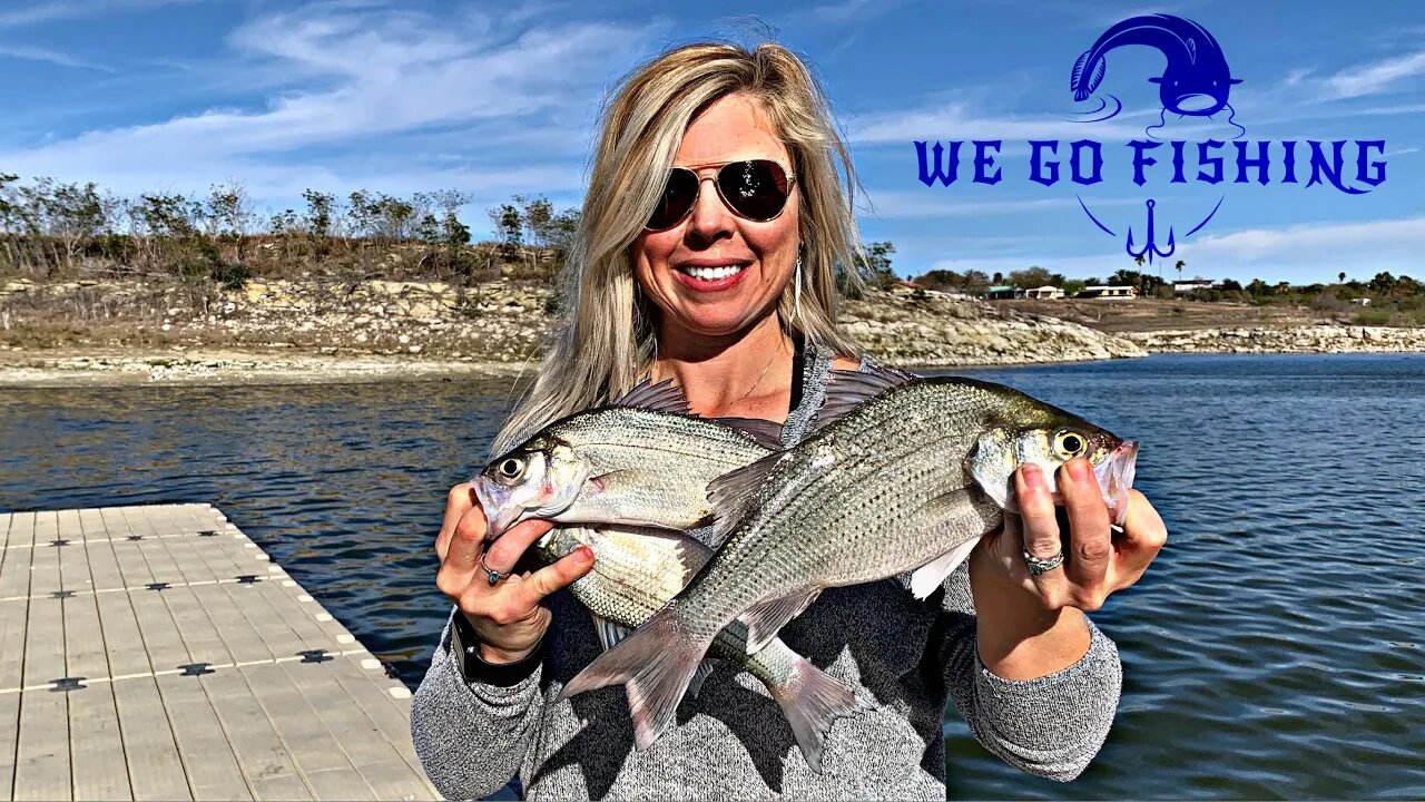 TROLLING for White Bass on Falcon Lake, Texas I Catch, Clean, & Cook