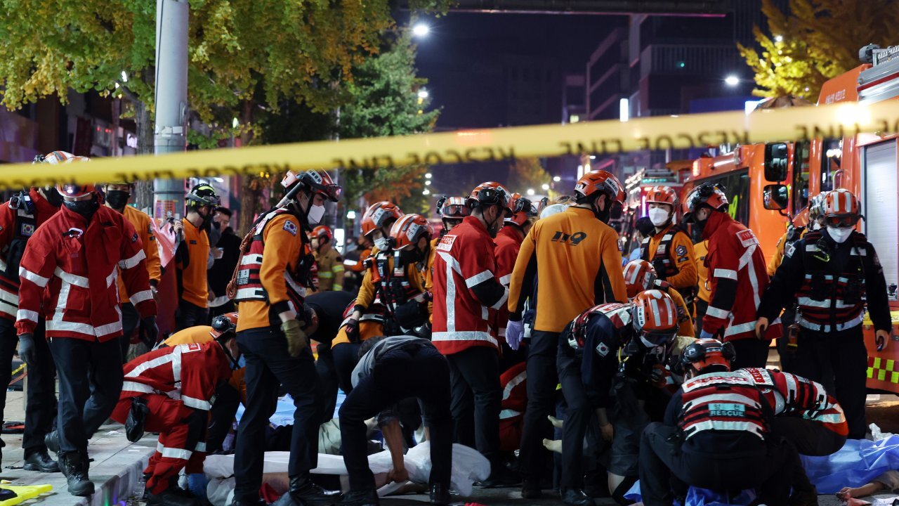 Crush Kills At Least 154 At Halloween Festivities In Seoul