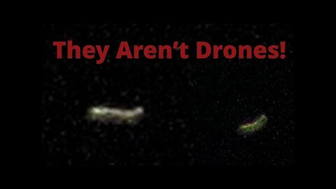 Closeup Images of Lights in Sky | These Are UFO's not Drones!