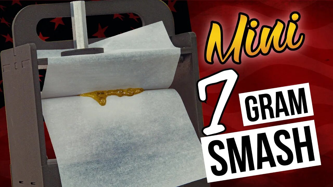 7 Gram Smash on the NugSmasher Mini!