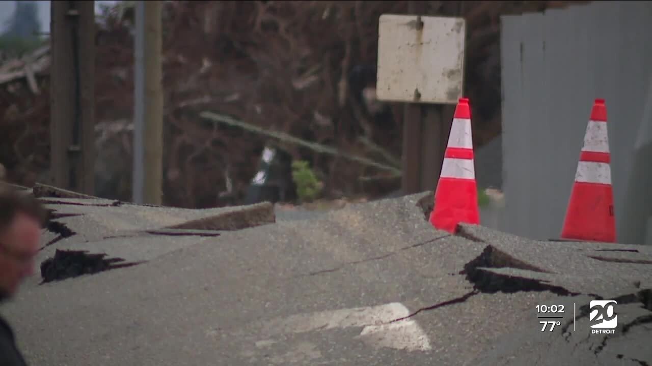 'I thought we were having an earthquake.' Cannabis dispensary collapses overnight