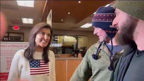 Ran into Nimrata Randhawa AKA Nikki Haley just now at a Chic-Fil-A & she didn't like my question