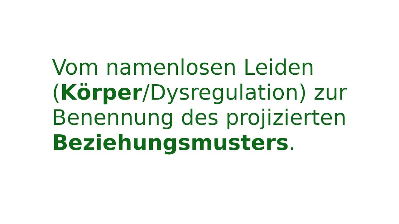 Entwicklungs-/Bindungstrauma verstehen * Teil 3