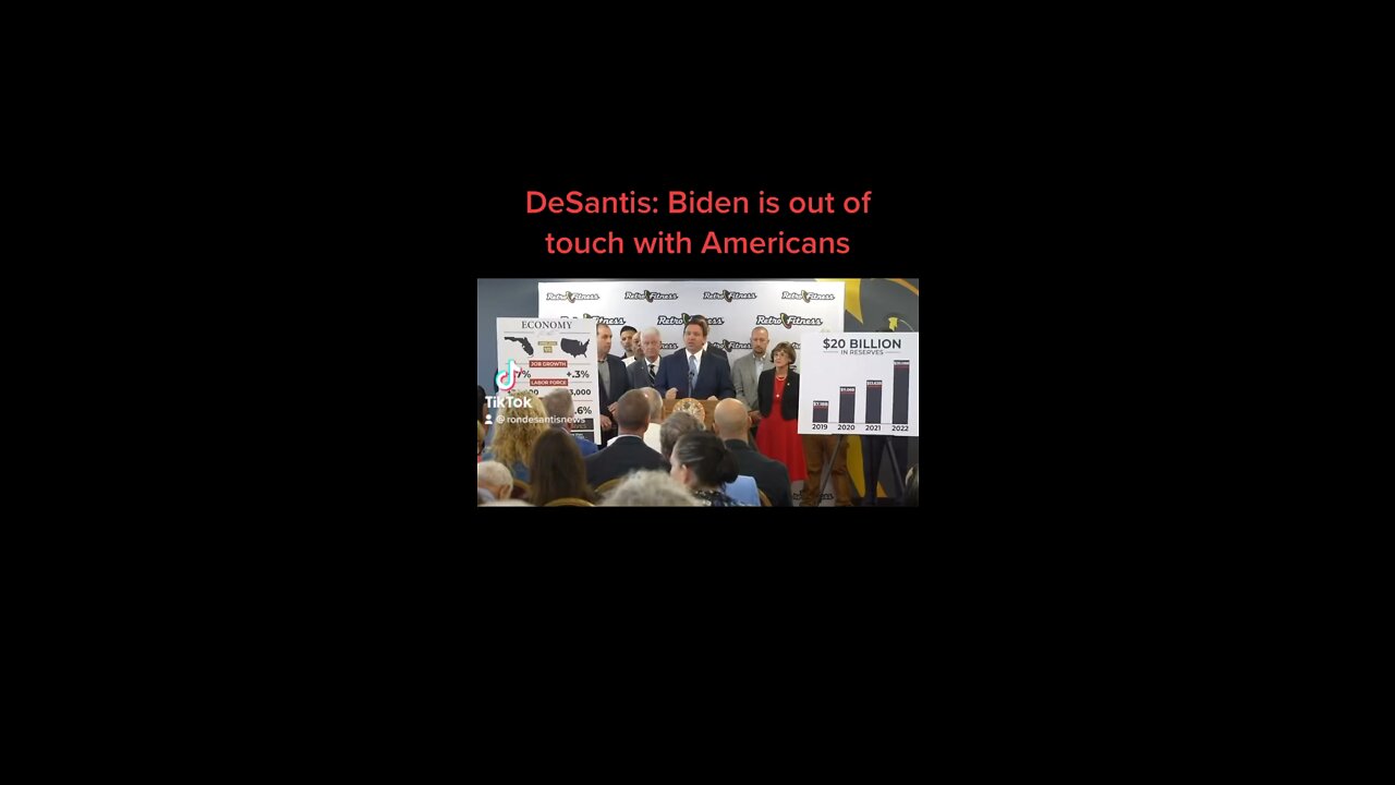 DeSantis: Biden is out of touch with Americans