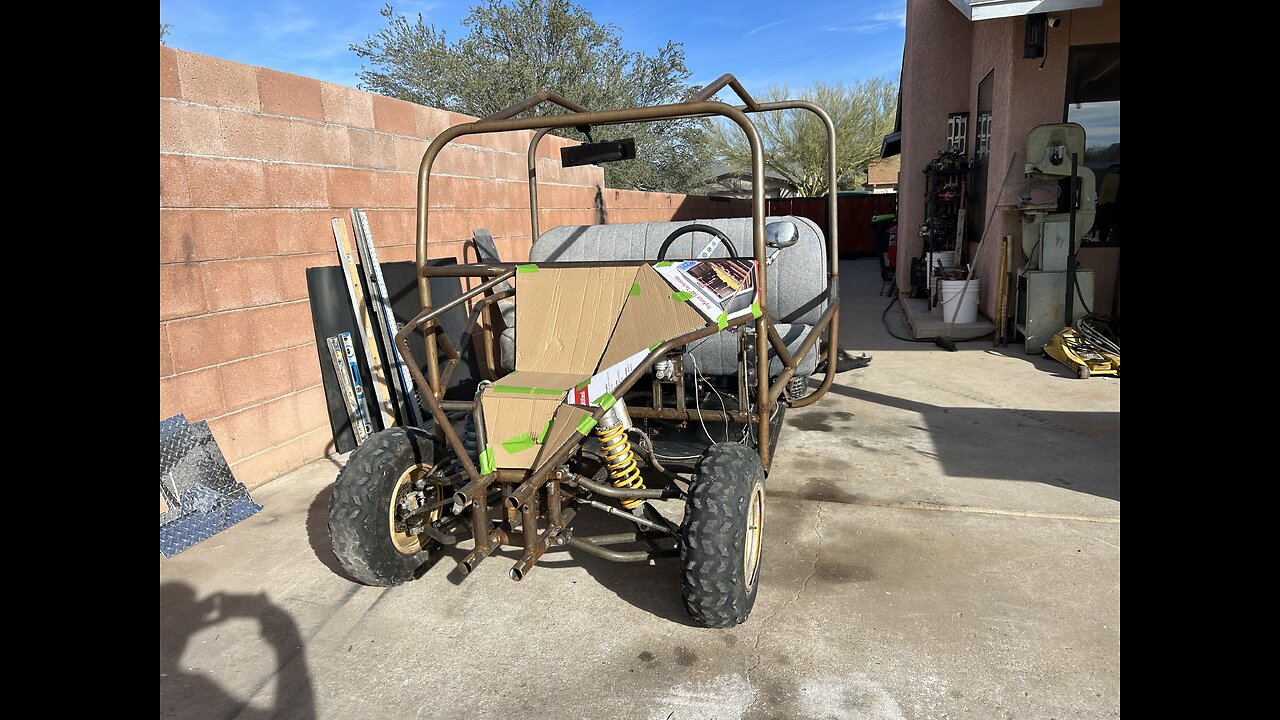 Starting the Golf Cart Body Panels