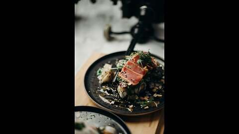 Seared Salmon with Pickled Vegetable and Watercress Salad