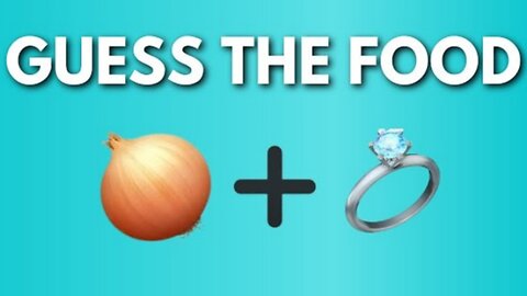 Guess The Food by Emoji|Food and Drink by Emoji Quiz
