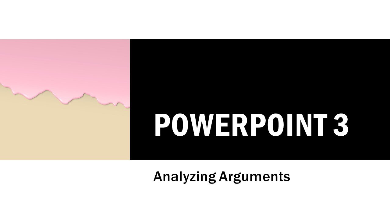 (3) Argument Analysis Power Point narrated