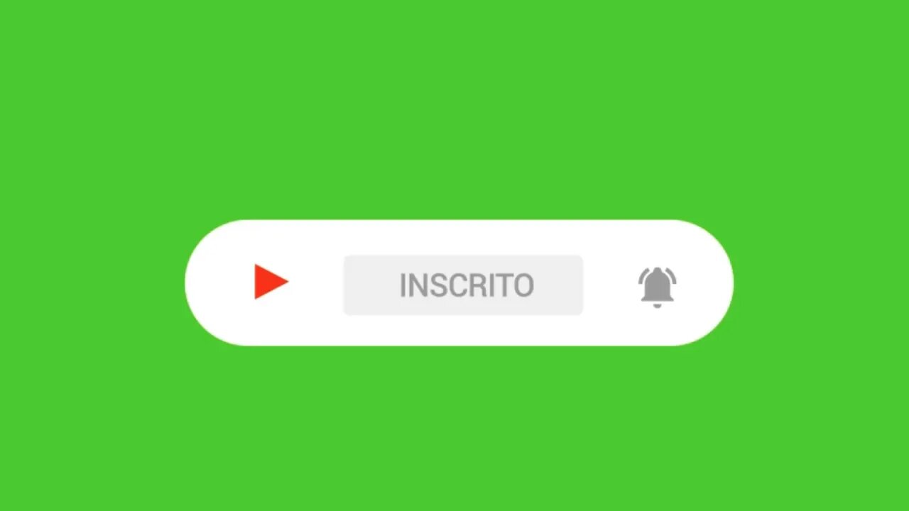 Chroma key botão inscreva-se green screen