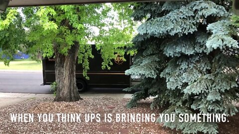 WHEN YOU THINK THE UPS HAS A DELIVERY FOR YOU.